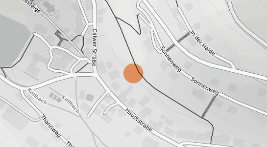 Mietspiegelkarte Altensteig Berneck