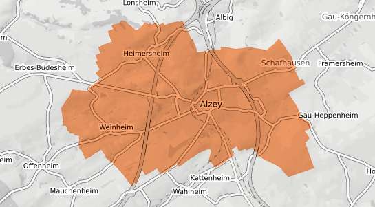 Mietspiegelkarte Alzey Alzey