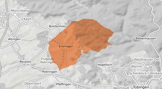 Mietspiegelkarte Ammerbuch Entringen