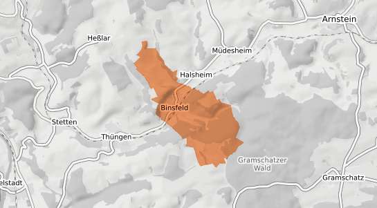 Mietspiegelkarte Arnstein Binsfeld