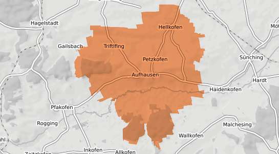 Mietspiegelkarte Aufhausen Aufhausen