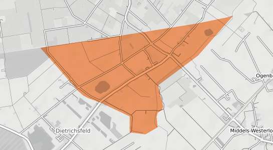 Mietspiegelkarte Aurich Langefeld