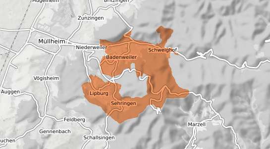 Mietspiegelkarte Badenweiler Badenweiler