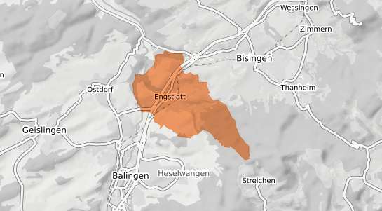 Mietspiegelkarte Balingen Engstlatt