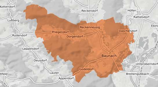 Mietspiegelkarte Baunach Baunach