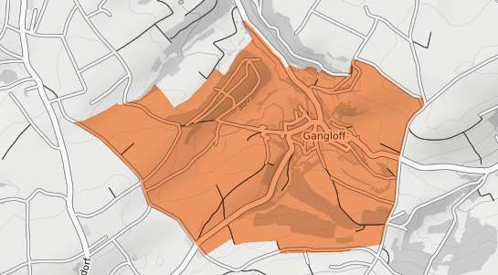 Mietspiegelkarte Becherbach Gangloff