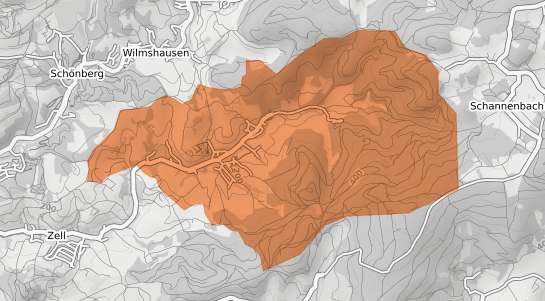 Mietspiegelkarte Bensheim Gronau