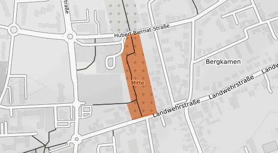 Mietspiegelkarte Bergkamen Mitte