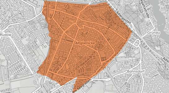 Mietspiegelkarte Berlin Altglienicke