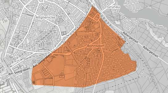 Mietspiegelkarte Berlin Bohnsdorf