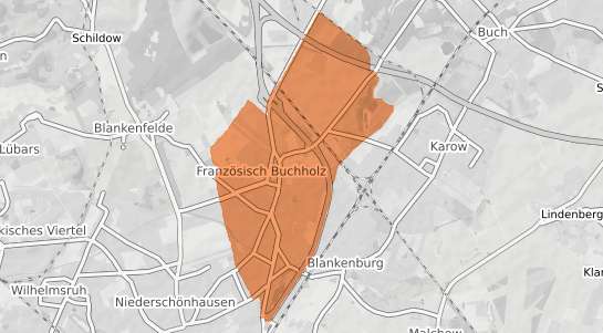 Mietspiegelkarte Berlin Buchholz