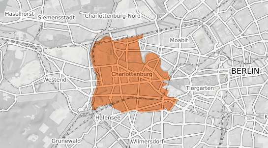 Mietspiegelkarte Berlin Charlottenburg