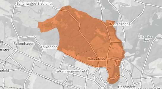 Mietspiegelkarte Berlin Hakenfelde