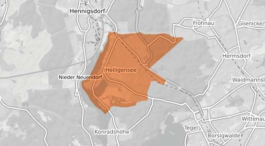Mietspiegelkarte Berlin Heiligensee