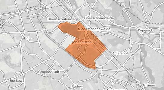 Mietspiegelkarte Berlin Johannisthal