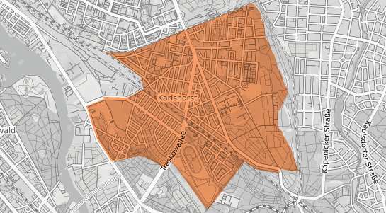 Mietspiegelkarte Berlin Karlshorst