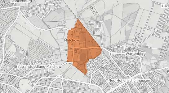 Mietspiegelkarte Berlin Malchow