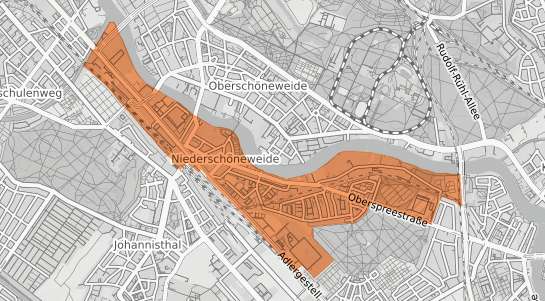 Mietspiegelkarte Berlin Niedersch&ouml;neweide