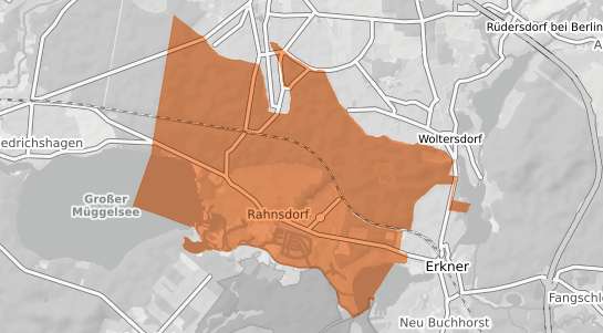 Mietspiegelkarte Berlin Rahnsdorf