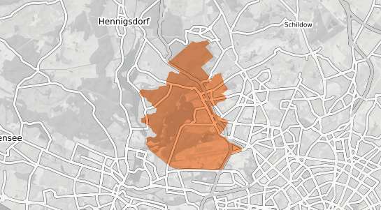 Mietspiegelkarte Berlin Tegel