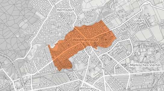 Mietspiegelkarte Berlin Waidmannslust