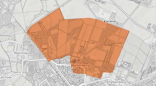 Mietspiegelkarte Berlin Wartenberg