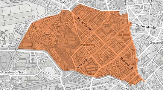 Mietspiegelkarte Berlin Wedding