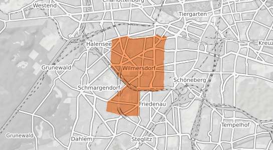 Mietspiegelkarte Berlin Wilmersdorf