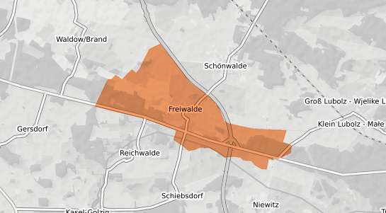 Mietspiegelkarte Bersteland Freiwalde