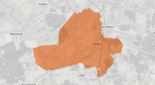 Mietspiegelkarte Beverstedt Bokel