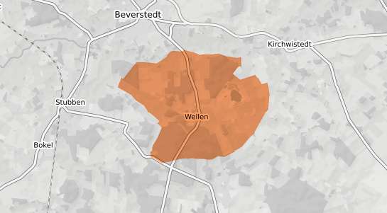 Mietspiegelkarte Beverstedt Wellen