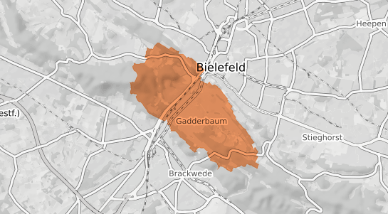 Mietspiegelkarte Bielefeld Gadderbaum