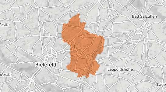 Mietspiegelkarte Bielefeld Heepen