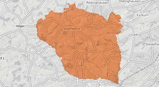 Mietspiegelkarte Bielefeld J&ouml;llenbeck