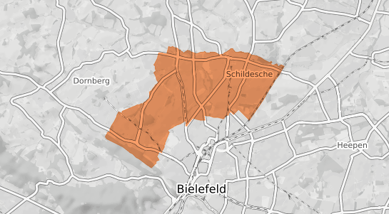 Mietspiegelkarte Bielefeld Schildesche