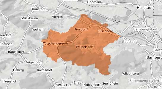 Mietspiegelkarte Bischberg Bischberg