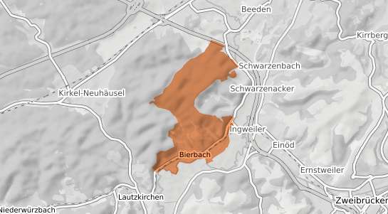 Mietspiegelkarte Blieskastel Bierbach