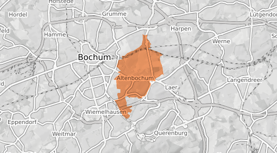 Mietspiegelkarte Bochum Altenbochum