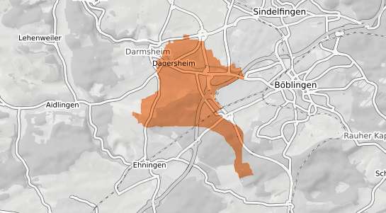 Mietspiegelkarte B&ouml;blingen Dagersheim