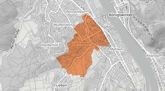 Mietspiegelkarte Bonn Lannesdorf