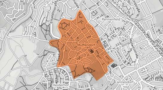 Mietspiegelkarte Bonn Muffendorf