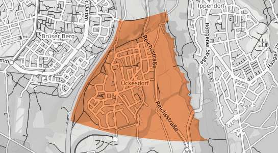 Mietspiegelkarte Bonn Ückesdorf