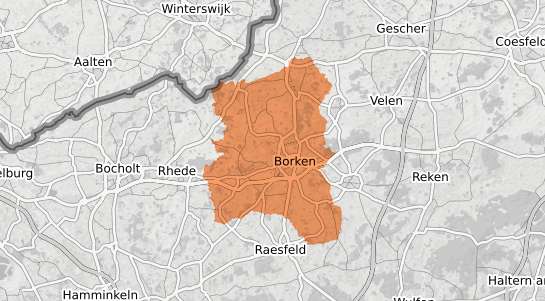 Mietspiegelkarte Borken Borken