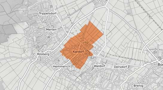 Mietspiegelkarte Bornheim Kardorf