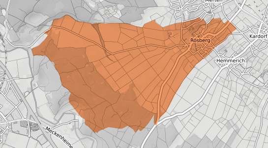 Mietspiegelkarte Bornheim R&ouml;sberg