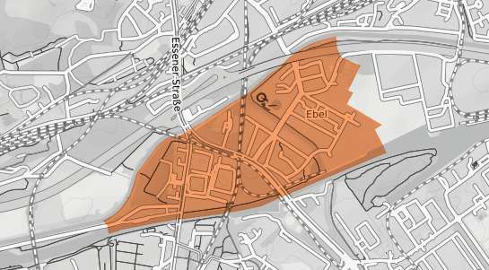 Mietspiegelkarte Bottrop Ebel