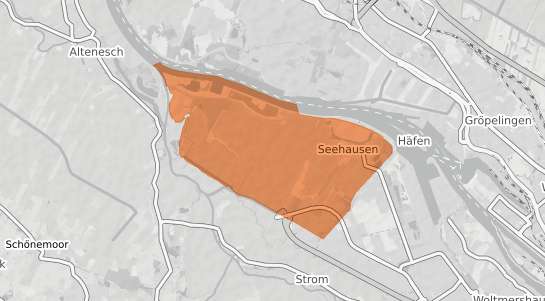 Mietspiegelkarte Bremen Seehausen