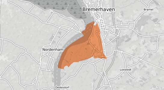 Mietspiegelkarte Bremerhaven Fischereihafen