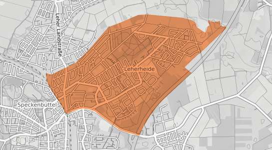 Mietspiegelkarte Bremerhaven Leherheide