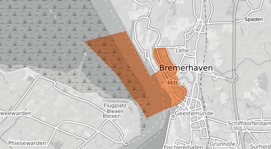 Mietspiegelkarte Bremerhaven Mitte
